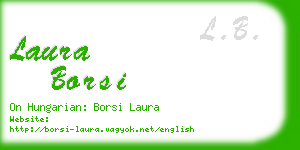 laura borsi business card